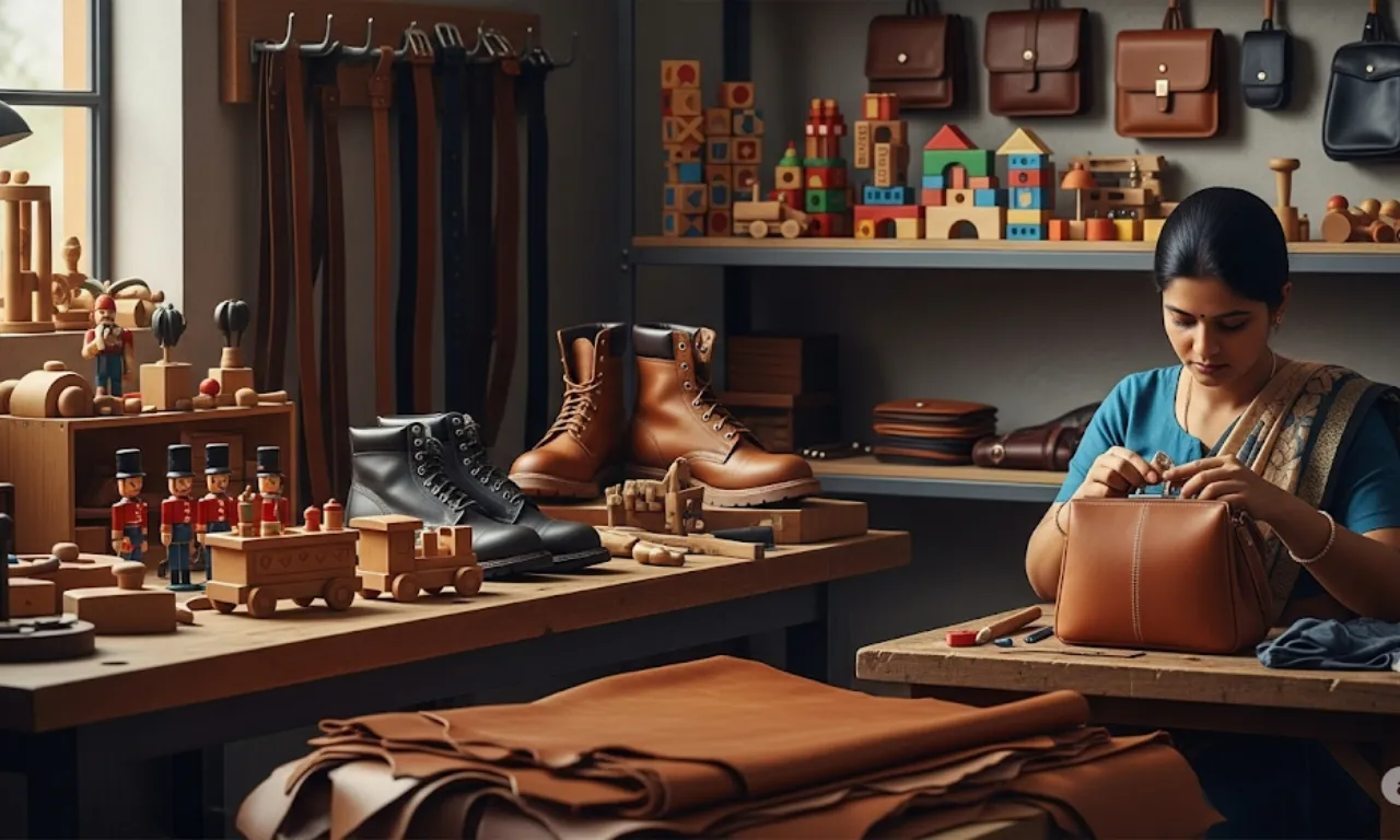 No PLI Scheme Leather Footwear Toys India Support