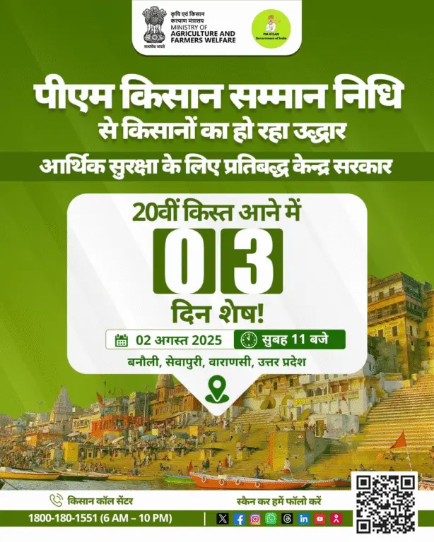 PM Kisan 20th Installment Date Update