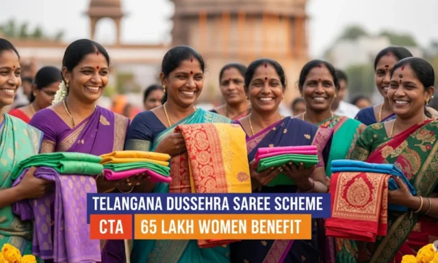 Telangana Dussehra Saree Scheme
