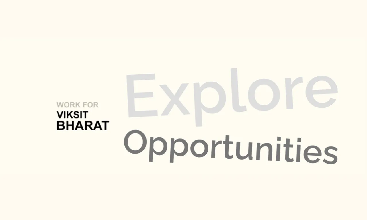Work For Viksit Bharat Portal Niti Aayog