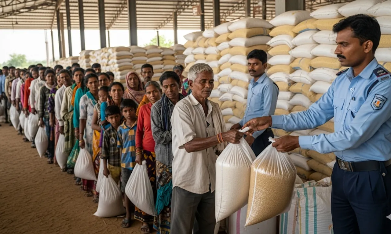 PMGKAY Free Ration 81 Crore Beneficiaries